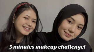 5 MINUTES MAKEUP CHALLENGE! | Triple - A
