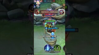 Hero kepaksa ngetank #mobilelegends