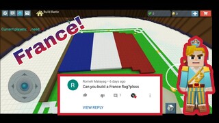 Making a France Flag - BlockMan Go |MIB