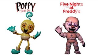 Poppy Playtime ALL REFERENCES but all from FNAF Characters | Poppy Playtime All References