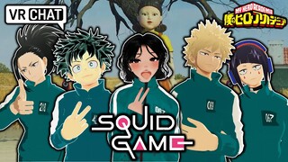 Jom Main Squid Game Dengan My Hero Academia | VRCHAT (Malaysia)