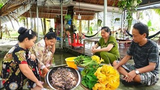 Bữa Cơm Ngày Mùa Với Nồi Lẩu Cua Đồng Cá Bống Trứng Kho Tiêu | MTQH