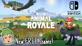 New FREE Game! Super Animal Royale Gameplay Nintendo Switch