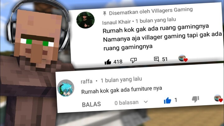 "Rumah kok ga ada ruangan gamingnya dan ga ada furniturnya"