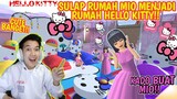 SULAP RUMAH MIO JADI RUMAH HELLO KITTY!! CUTE BANGET|| RUMAH BARU MIO SAKURA SCHOOL SIMULATOR