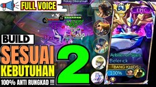 Belerick: build sesuai kebutuhan 2: 100% ANTI RUNGKAD!🤯(Best build)