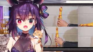 Burung serigala hitam yang berteriak humanoid