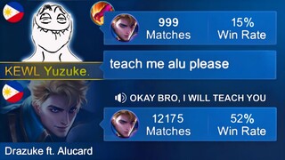 I PRETEND NUB AND MY TEAMMATES TEACH ME PLAY ALUCARD!! (OPEN MIC) - SHOCKING ENDING LAUGHTRIP! 🤣