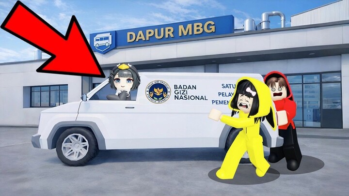 Yuta, Mio Dan Baby Celine Kerja Di Dapur MBG  ROBLOX