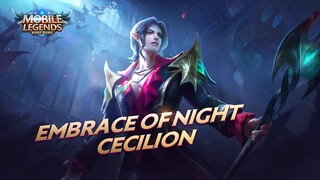 Hero Spotlight |  Cecilion | Embrace of Night | Mobile Legends: Bang Bang