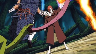 Edo Tensei Nagato menunjukkan kekuatan puncaknya dan mengalahkan dua Jinchūriki sempurna sendirian