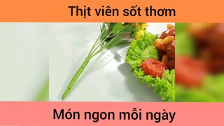 Thịt viên sốt thơm