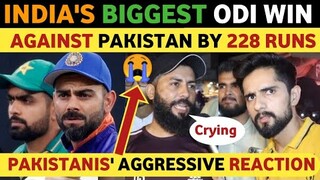 INDIA'S BIGGEST ODI WIN | PAKISTANI PUBLIC REACTION AFTER LOSING MATCH | REAL ENTERTAINMENT TV