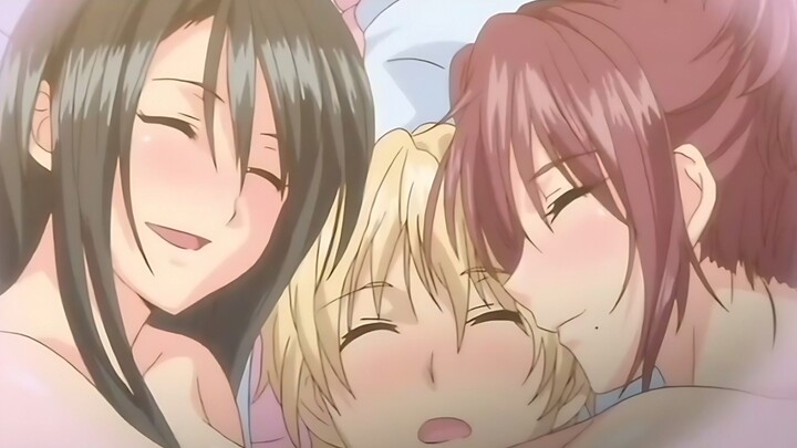 Anak Sekecil itu Berkelahi Dikasur Dengan 2 Milf🥵💦