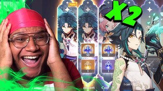 FIRST MULTI SUMMON??!!! DOUBLE XIAO PULL?! | Genshin Impact