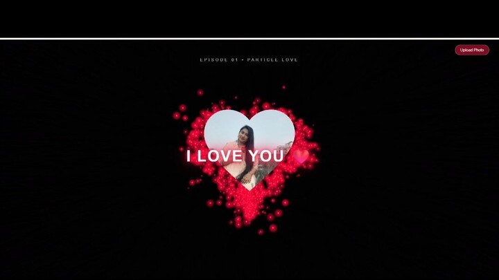 Particle Love Magic Frame ❤️ Send this to your favorite person!