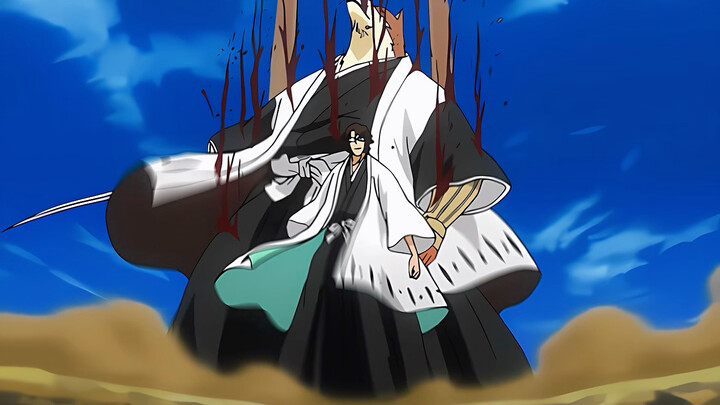 The oppressive aura of Aizen during his “King in the Coffin” era—glasses-wearing Aizen truly remains