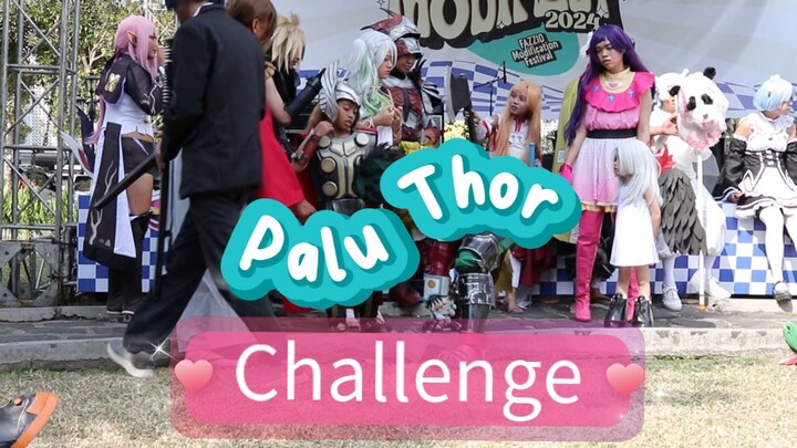 Challenge Palu Thor di Event Cosplay