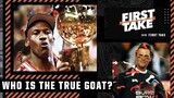 Stephen A. & Michael Irvin debate the GOAT of GOATS: Tom Brady or Michael Jordan? | First Take