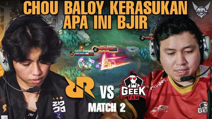 PERTAMA KALI THAMUZ KELUAR DI PLAYOFF!! COMBO PENGCOUNTER NATAN_! - RRQ VS GEEK