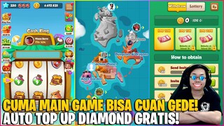 CARA MAIN GAME DAPAT DUIT?!? BISA BUAT TOP UP DIAMOND GRATIS! ISLAND KING GAMEPLAY