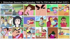 Shinchan Season 14 Episodes 706 To 731 in Hindi [Part 2/2 - 26 Episodes Compilation]
