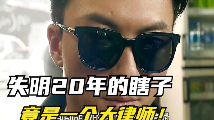 A blind man who has been blind for 20 years is actually a great lawyer!