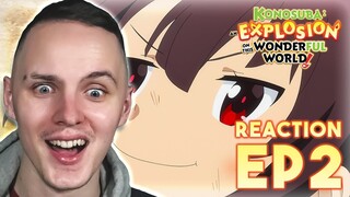 The Magic Academy's Taboo | KonoSuba: An Explosion on This Wonderful World! Ep 2 Reaction