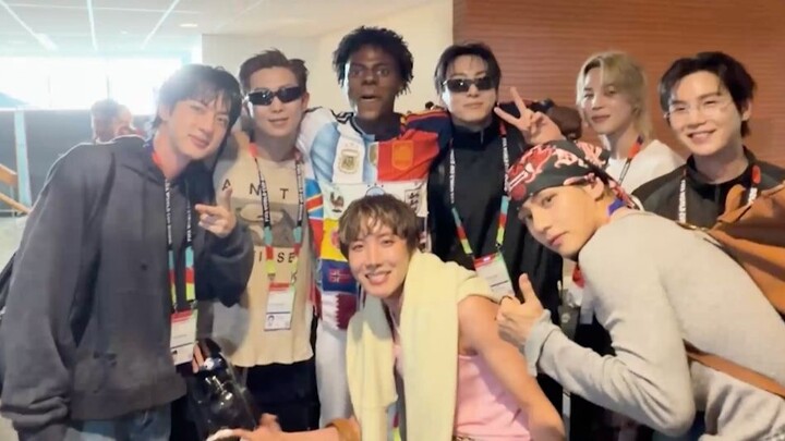 I ran into BTS at the World Cup final!
