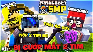 Minecraft One Piece SMP #1 - Tôi bị CƯỚP MẤT 2 TIM Rồi Tìm Thấy TRÁI ÁC QUỶ ZUSHI ZUSHI NO MI ?