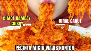 VIRAL GARUT! ASMR CIMOL RAMBAY CRISPY LEVEL TERPEDAS | CIRAMBAY | ASMR INDONESIA