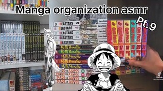 Manga organization asmr 🎋// Setup// Manga collection tiktoks pt.9 📕📚