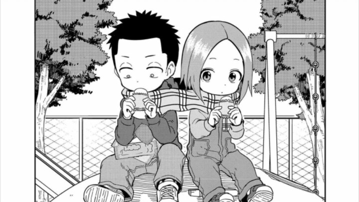 "Hara Takagi-san yang pandai menggoda orang" EQ Rendah: Pakai bersama-sama, EQ Tinggi: Aku kedingina