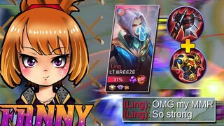 TOP LING MEET THE MAGICIAN IN RANK GAME AUTO DELETE BADGE | MLBB
