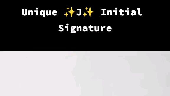signature starting with letter J❤️