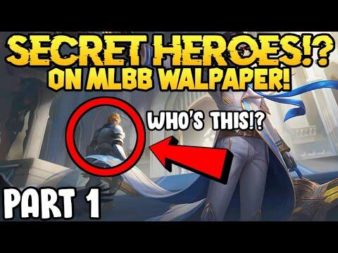 PART 1 | 25 UNNOTICED HERO ON MOBILE LEGENDS WALLPAPERS! - FINALLY REVEALED!!! | - MLBB
