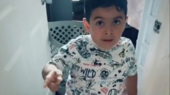 Parents pretend to take their child along to a fight