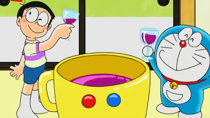 A cup that can be enlarged and reduced #Doraemon