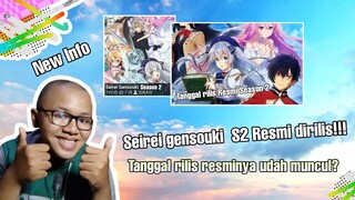 Seirei gensouki season 2 pasti rilis dan tanggal rilis resmi sudah ada?