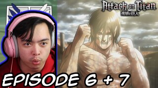 A New Titan?! Attack On Titan Episode 6 and 7 Reaction