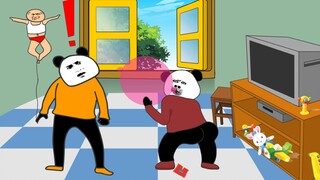 Khi tôi còn nhỏ, anh họ của tôi rất ghen tị với những quả bóng bay được tìm thấy trên bàn cạnh giườn