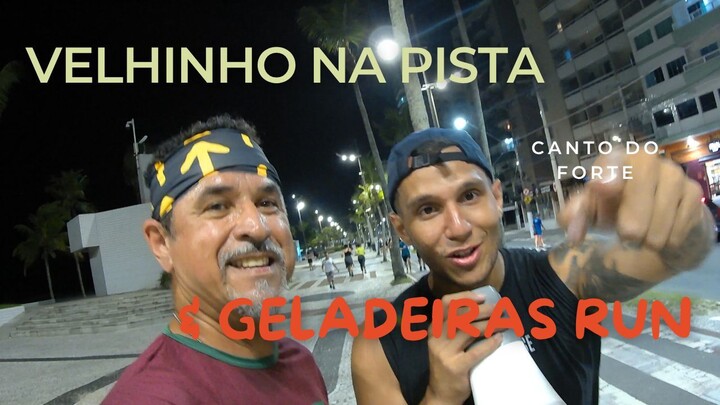 O Grupo que Transformou a Terça-feira em Festa na Praia Grande! | Geladeiras Run #velhinhonapista