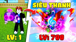 Blox Fruit Thử Thách Ăn Trái Sound level 1, Triệu Hồi Âm Thanh Huỷ Diệt Update 20