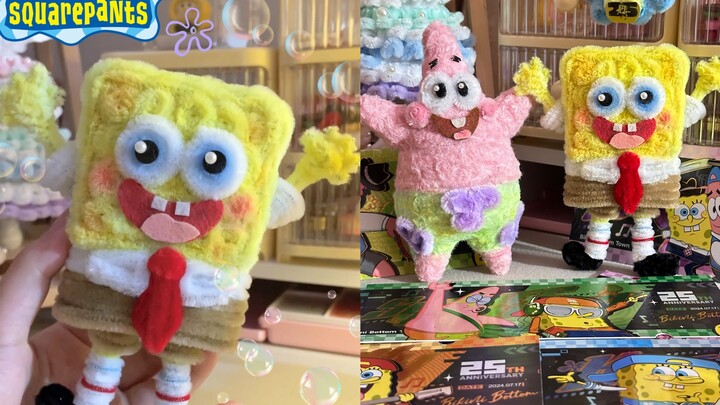 Hướng dẫn làm SpongeBob bằng que xoắn