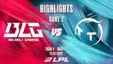 BLG vs TT| Highlights - Game 2 | Tuần 4 Ngày 5 | LPL Mùa Xuân 2022