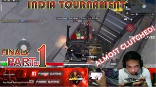 INDIA TOURNEY PART 1 | ALMOST CLUTCHED SOLO VS SQUAD | TRAPMASTER GAMEPLAY | NRX 420 | CODM GARENA