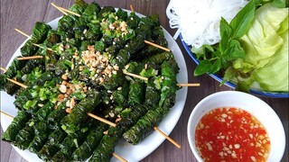 Bò Nướng Lá Lốt thơm ngon đơn giản tại nhà