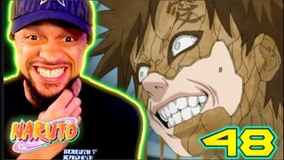 Naruto - Episode 48 Gaara vs Rock Lee, The Weights Are OFF!!!