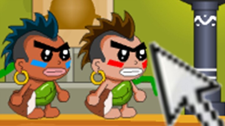 What is the final outcome of the two-player game that was popular all over the Internet during child