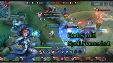 15 kill !!! Harley Mid Lane bantai lawan | MLBB Mobile Legend
